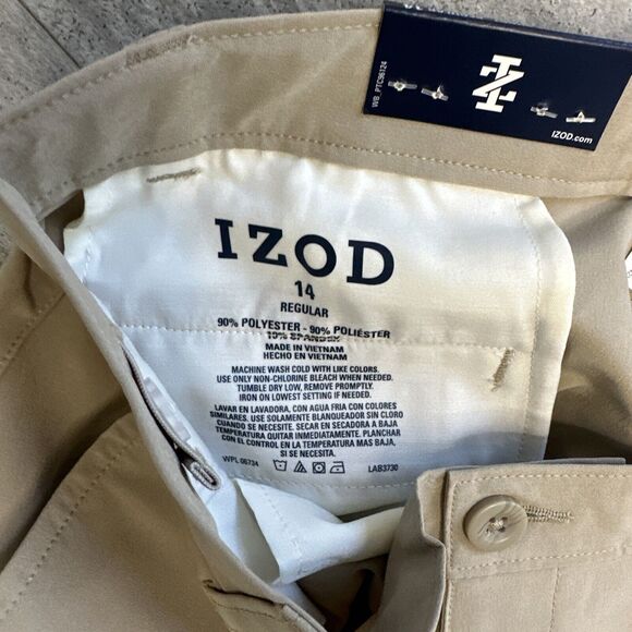 IZOD Young Mens Athletic Performance Shorts Regular 14 - Picture 4 of 4